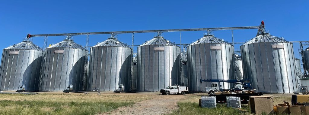 Core grain bins for optimal grain quality